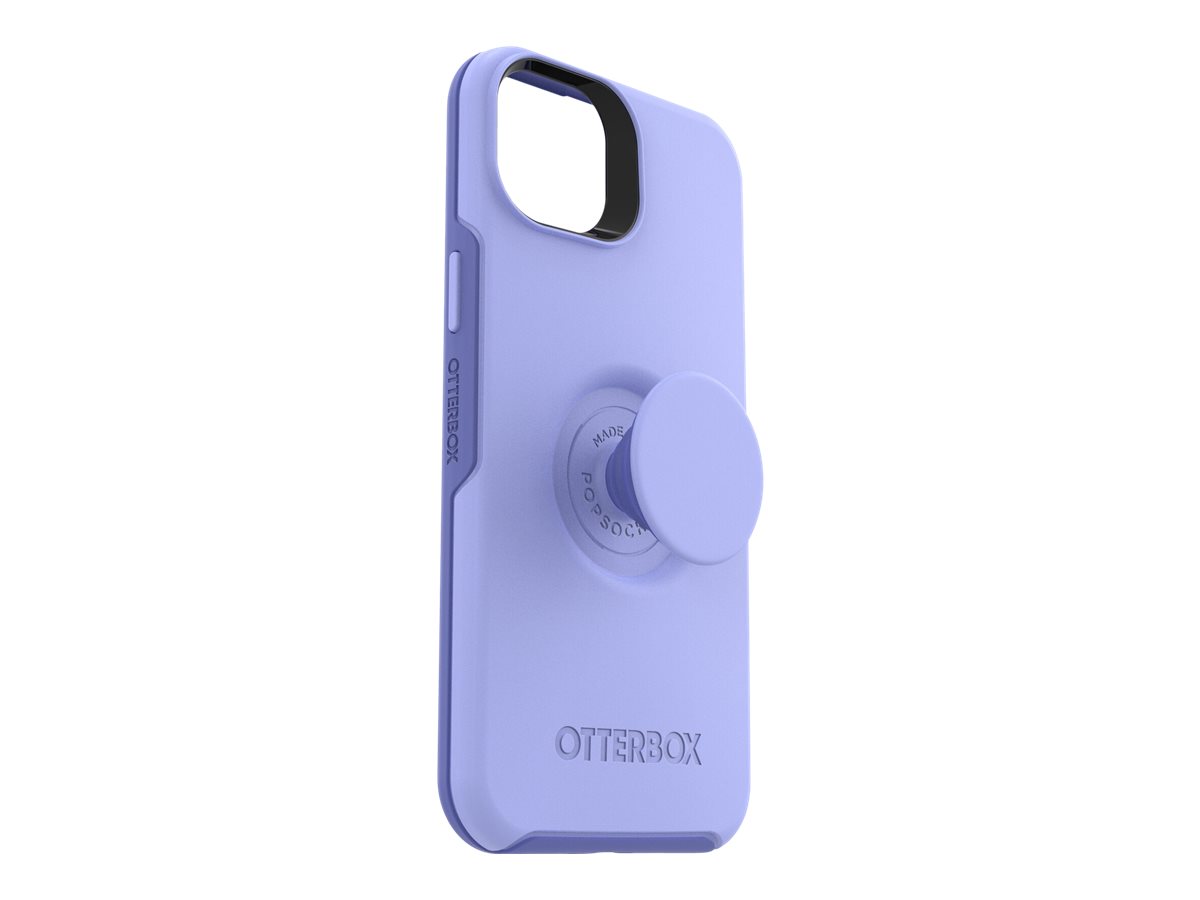 OtterBox Otter + Pop Symmetry Series - Coque de protection pour téléphone portable - antimicrobien - polycarbonate, caoutchouc synthétique - pervenche - pour Apple iPhone 14 Plus - 77-88753 - Coques et étuis pour téléphone portable