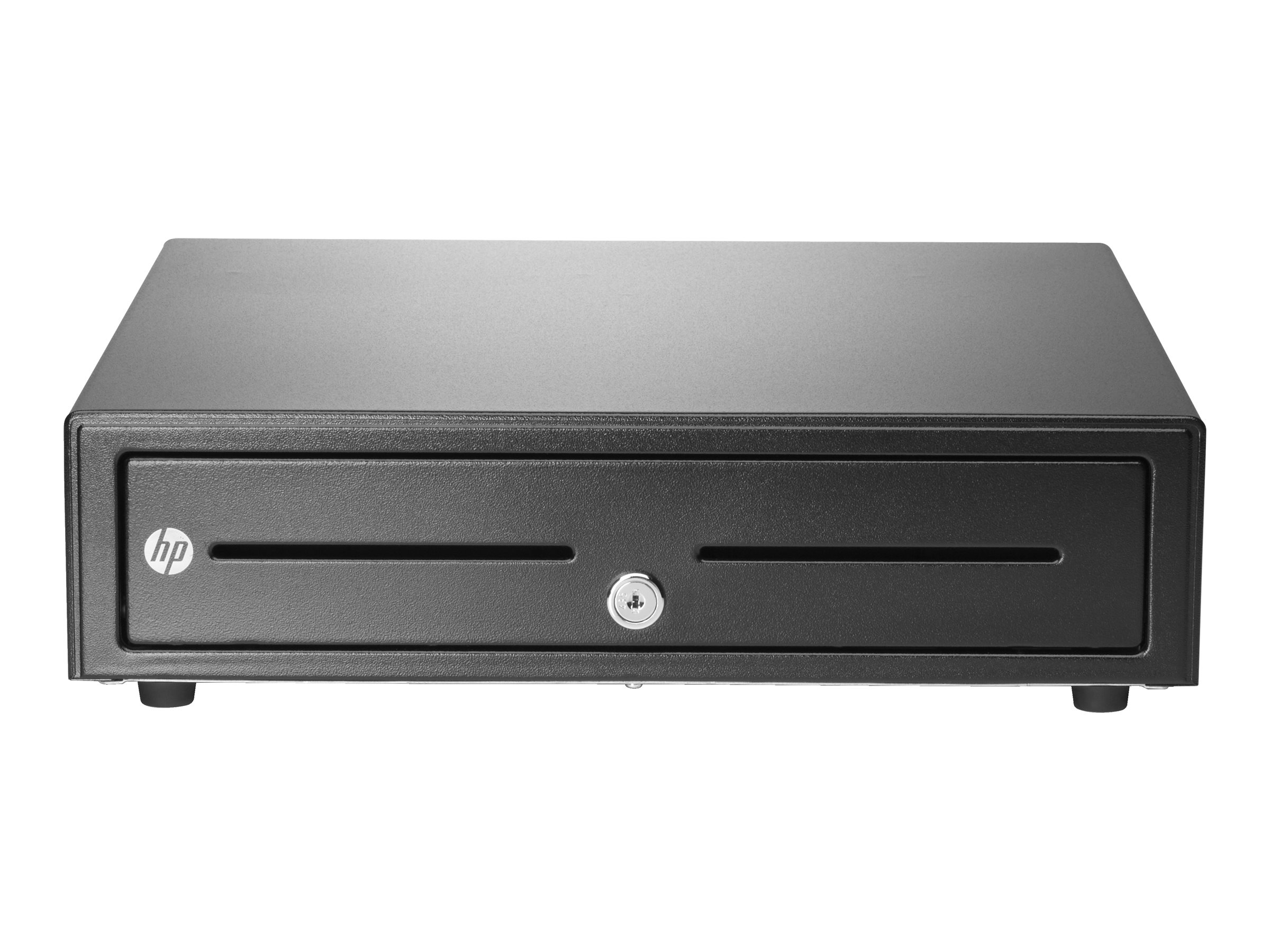 HP Standard Duty Cash Drawer - Tiroir-caisse électronique - noir - pour Engage Flex Mini Retail System; Engage One; Portable 14X, Essential, Pro - QT457AA#ABB - Accessoires pour ordinateur de bureau