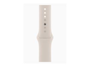 Apple Watch SE (GPS + Cellular) - 2e génération - 44 mm - aluminium droit - montre intelligente avec bande sport - fluoroélastomère - droit - taille du bracelet : S/M - 32 Go - Wi-Fi, LTE, Bluetooth - 4G - 33 g - MRGU3QF/A - Montres intelligentes