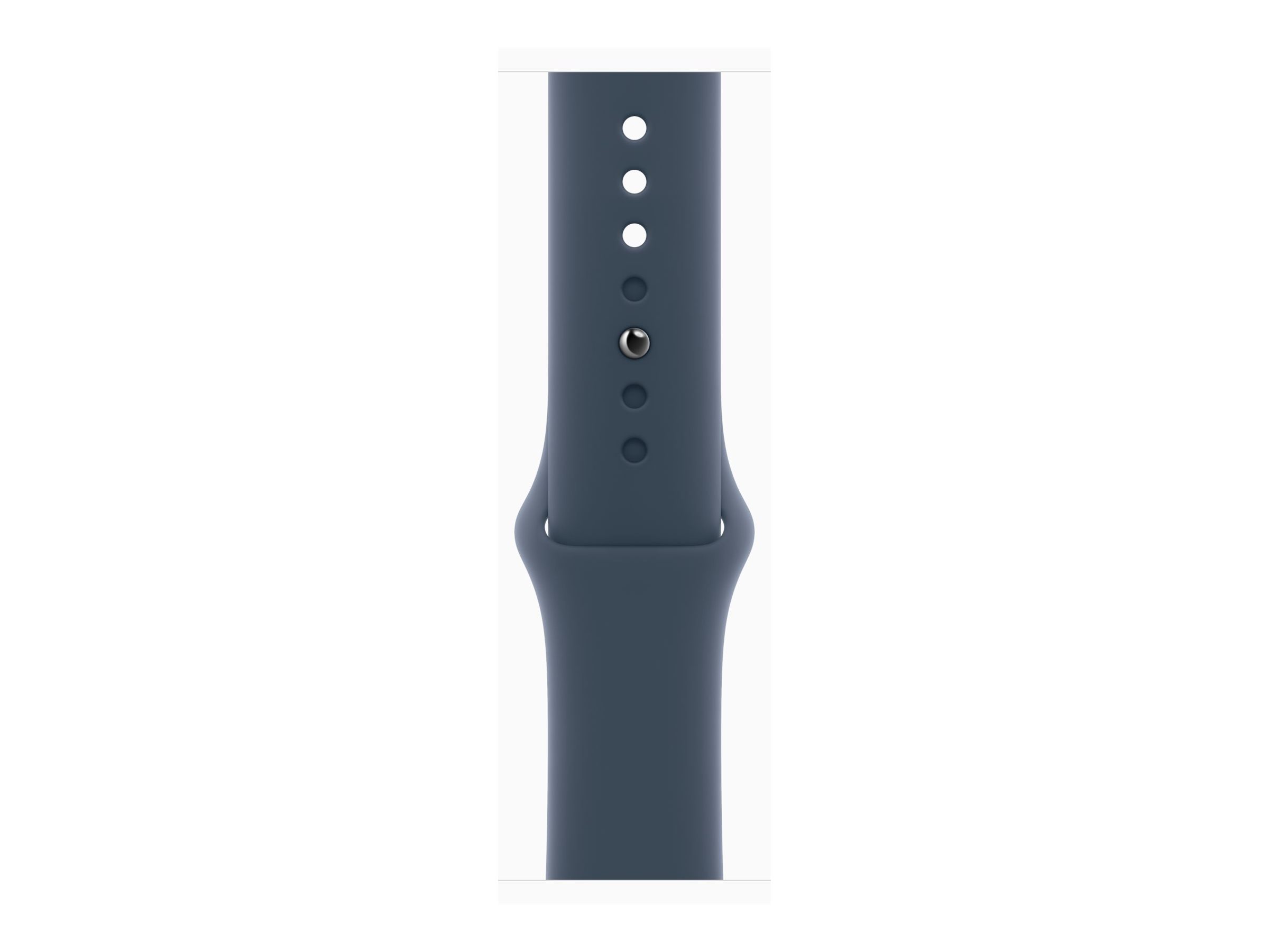 Apple Watch SE (GPS + Cellular) - 2e génération - 44 mm - aluminium argenté - montre intelligente avec bande sport - fluoroélastomère - bleu orage - taille du bracelet : M/L - 32 Go - Wi-Fi, LTE, Bluetooth - 4G - 33 g - MRHJ3QF/A - Montres intelligentes