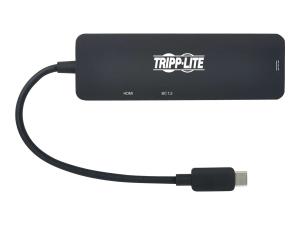 Tripp Lite USB C Multiport Adapter, 4K @ 60 Hz HDMI, 3 USB-A Hub Ports, 100W PD Charging, HDR, HDCP 2.2 - Station d'accueil - USB-C 3.1 / Thunderbolt 3 - HDMI - U444-06N-H3UC2 - Stations d'accueil pour ordinateur portable