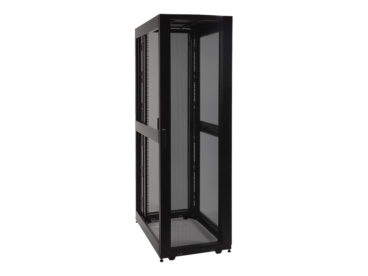 Tripp Lite 42U Rack Enclosure Server Cabinet 47.25" Deep w/ Doors & Sides - Rack armoire - noir - 42U - SR42UBDP - Accessoires pour serveur
