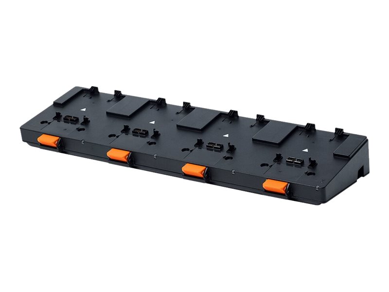 Brother 4 Slot Docking Cradle Charger - Support de chargement d'imprimante - Ethernet - connecteurs de sortie : 4 - pour RuggedJet RJ-3230BL, RJ-3250WBL - PA4CR003 - Adaptateurs électriques et chargeurs