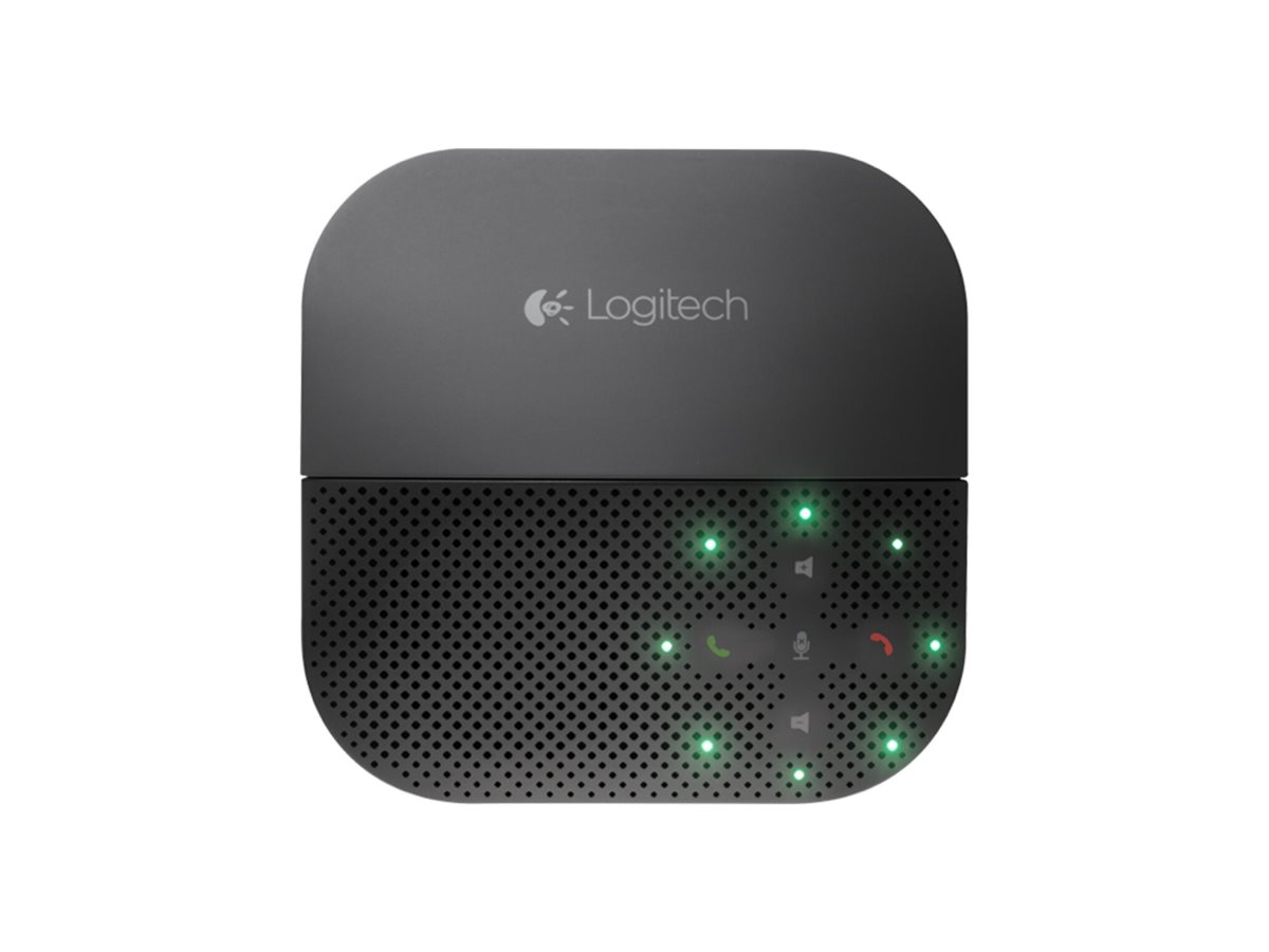 Logitech Mobile Speakerphone P710e - Haut-parleur main libre - Bluetooth - sans fil, filaire - NFC* - 980-000742 - Speakerphones