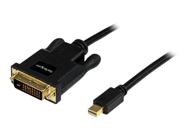StarTech.com Adaptateur Mini DisplayPort™ vers DVI - Câble Mini DP / DVI-D Vidéo 1080p jusqu'à 1920x1200 - Noir - 3 m - Câble DisplayPort - Mini DisplayPort (M) pour DVI-D (M) - 3.04 m - noir - MDP2DVIMM10B - Câbles pour périphérique