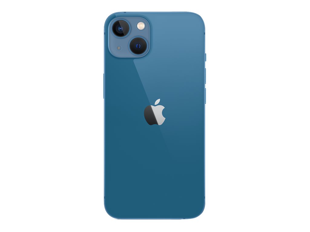 Apple iPhone 13 - 5G smartphone - double SIM / Mémoire interne 128 Go - écran OEL - 6.1" - 2532 x 1170 pixels - 2x caméras arrière 12 MP, 12 MP - front camera 12 MP - bleu - MLPK3ZD/A - iPhone