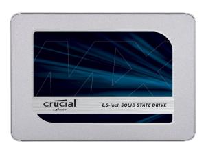 Crucial MX500 - SSD - chiffré - 1 To - interne - 2.5" - SATA 6Gb/s - AES 256 bits - TCG Opal Encryption 2.0 - CT1000MX500SSD1 - Disques durs pour ordinateur portable