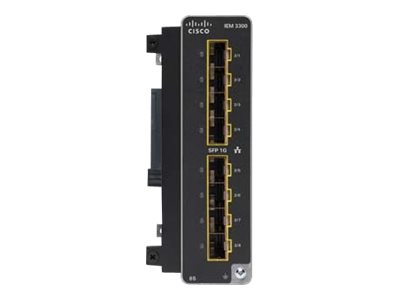 Cisco Catalyst - Module d'extension - SFP (mini-GBIC) x 8 - pour Catalyst IE3300 Rugged Series - IEM-3300-8S= - Cartes de contrôleur héritées