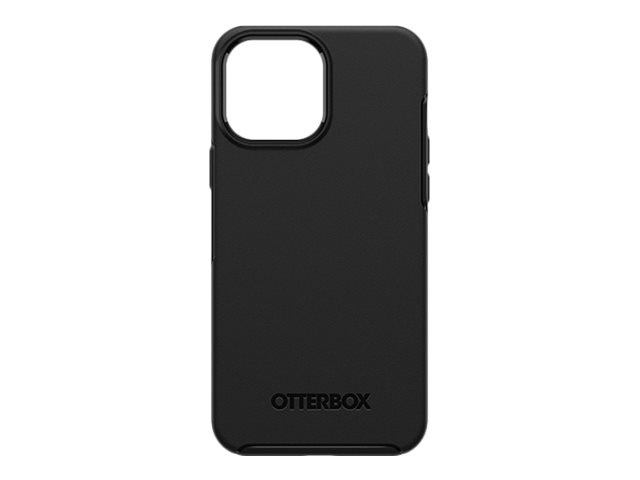 OtterBox Symmetry Series - Coque de protection pour téléphone portable - compatibilité avec MagSafe - polycarbonate, caoutchouc synthétique, 50 % de plastique recyclé - noir - pour Apple iPhone 13 Pro Max - 77-84261 - Coques et étuis pour téléphone portable