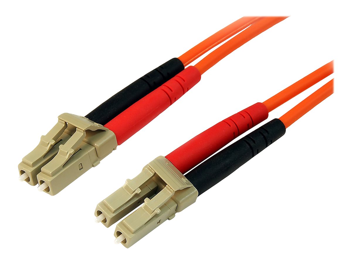 StarTech.com 30m Fiber Optic Cable - Multimode Duplex 50/125 - LSZH - LC/LC - OM2 - LC to LC Fiber Patch Cable (50FIBLCLC30) - Câble réseau - LC multi-mode (M) pour LC multi-mode (M) - 30 m - fibre optique - duplex - 50 / 125 microns - orange - pour P/N: SFPF1302C - 50FIBLCLC30 - Câblesenfibres