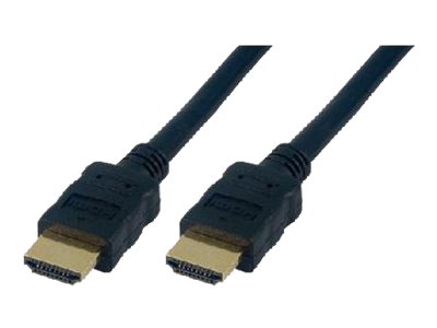 MCL MC385Z - Câble HDMI avec Ethernet - HDMI mâle pour HDMI mâle - 1 m - MC385Z-1M - Câbles HDMI