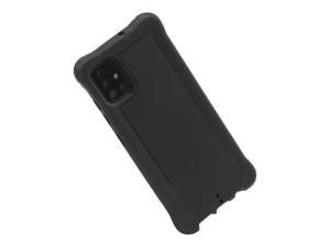 Mobilis PROTECH - Pack - coque de protection pour téléphone portable - TFP 4.0 - noir - pour Samsung Galaxy A41 - 054011 - Coques et étuis pour téléphone portable