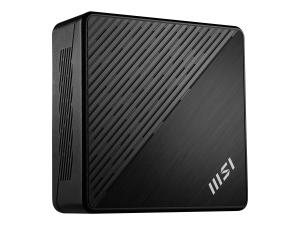 MSI Cubi 5 12M 003BEU - Barebone - mini PC - 1 x Core i3 1215U jusqu'à - RAM 0 Go - Carte graphique Intel Iris Xe - Gigabit Ethernet, 2.5 Gigabit Ethernet, IEEE 802.11ax (Wi-Fi 6E), Bluetooth 5.3 - 802.11a/b/g/n/ac/ax (Wi-Fi 6E), Bluetooth 5.3 - noir - 936-B0A811-080 - Mini-systèmes