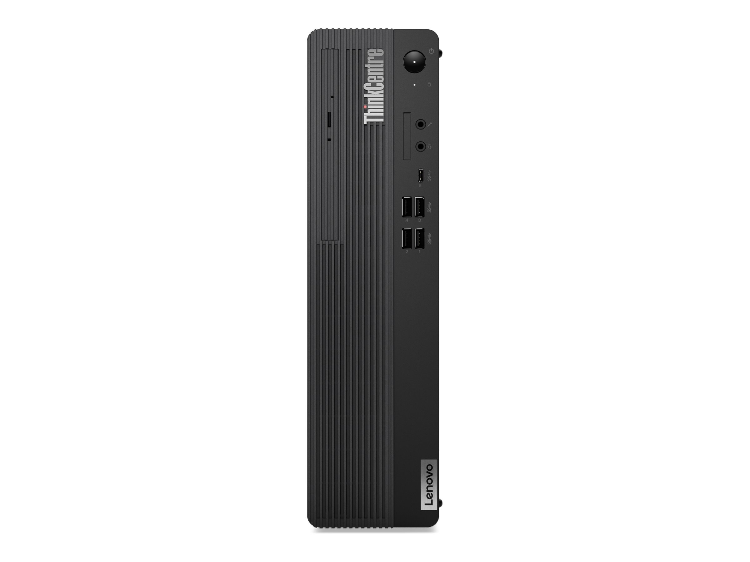 Lenovo ThinkCentre M75s Gen 5 12TA - SFF Ryzen 5 8500G / jusqu'à 5 GHz - RAM 8 Go - SSD 256 Go - graveur de DVD - Radeon 740M - Gigabit Ethernet - Win 11 Pro - moniteur : aucun - clavier : Français - noir - TopSeller - 12TA0001FR - Ordinateurs de bureau