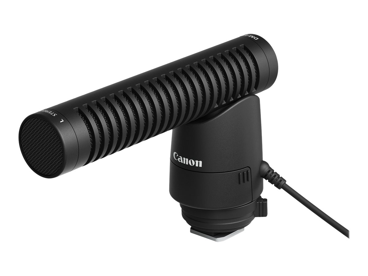 Canon DM-E1 - Microphone - pour EOS 250, 850, 90, Kiss M2, Kiss X10, Kiss X9, M50, R3, R5, R6, Rebel SL3, Rebel T8i, RP - 1429C001 - Microphones