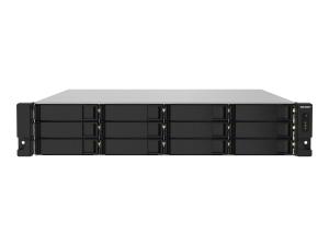 QNAP TS-1232PXU-RP - Serveur NAS - 12 Baies - rack-montable - SATA 6Gb/s - RAID RAID 0, 1, 5, 6, 10, 50, JBOD, 60 - RAM 4 Go - Gigabit Ethernet / 2.5 Gigabit Ethernet / 10 Gigabit Ethernet - iSCSI support - 2U - TS-1232PXU-RP-4G - NAS