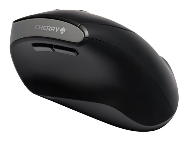 CHERRY MW 4500 - Souris verticale - ergonomique - pour droitiers - optique - 6 boutons - sans fil - 2.4 GHz - récepteur sans fil USB - noir - JW-4500 - Souris