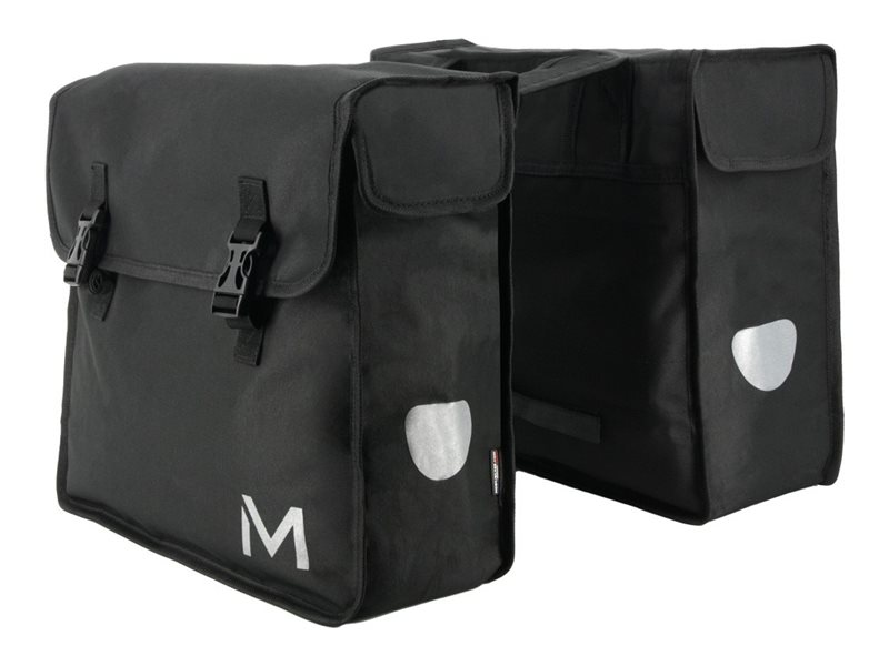 Mobilis - Sacoche pour ordinateur portable - 2 x 15 - tissu polyester revêtu de PVC, tissu déperlant - noir - 14" - 15.6" - 070002 - Sacs multi-usages