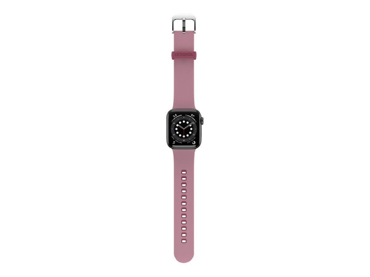 OtterBox All Day Comfort - Bracelet pour montre intelligente - antimicrobien, respirant - morganite mauve (rose) - pour Apple Watch SE, Series 3, Series 4, Series 5, Series 6, Series 7 - 77-90268 - accessoires divers