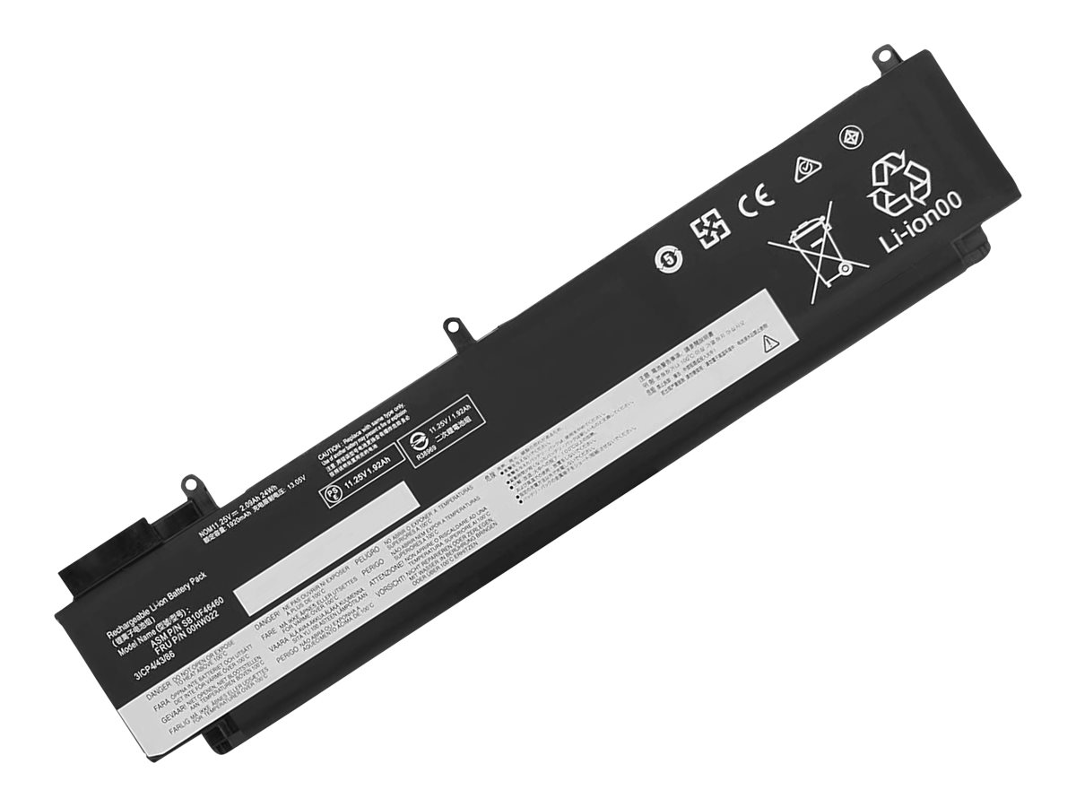 DLH - Batterie de portable (équivalent à : Lenovo 00HW023, Lenovo 00HW022, Lenovo 00HW036, Lenovo 00HW037) - lithium-polymère - 2200 mAh - 25 Wh - pour Lenovo ThinkPad T460; T460p; T460s; T470; T470p; T470s - LEVO4798-B025Y2 - Batteries spécifiques