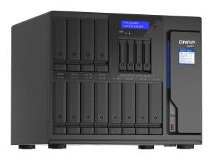 QNAP TVS-H1688X - Serveur NAS - 16 Baies - SATA 6Gb/s - RAID RAID 0, 1, 5, 6, 10, 50, JBOD, disque de réserve 5, 6 disques de secours, 60, disque de réserve 10, RAID TP - RAM 32 Go - Gigabit Ethernet / 2.5 Gigabit Ethernet / 10 Gigabit Ethernet - iSCSI support - TVS-H1688X-W1250-32G - NAS