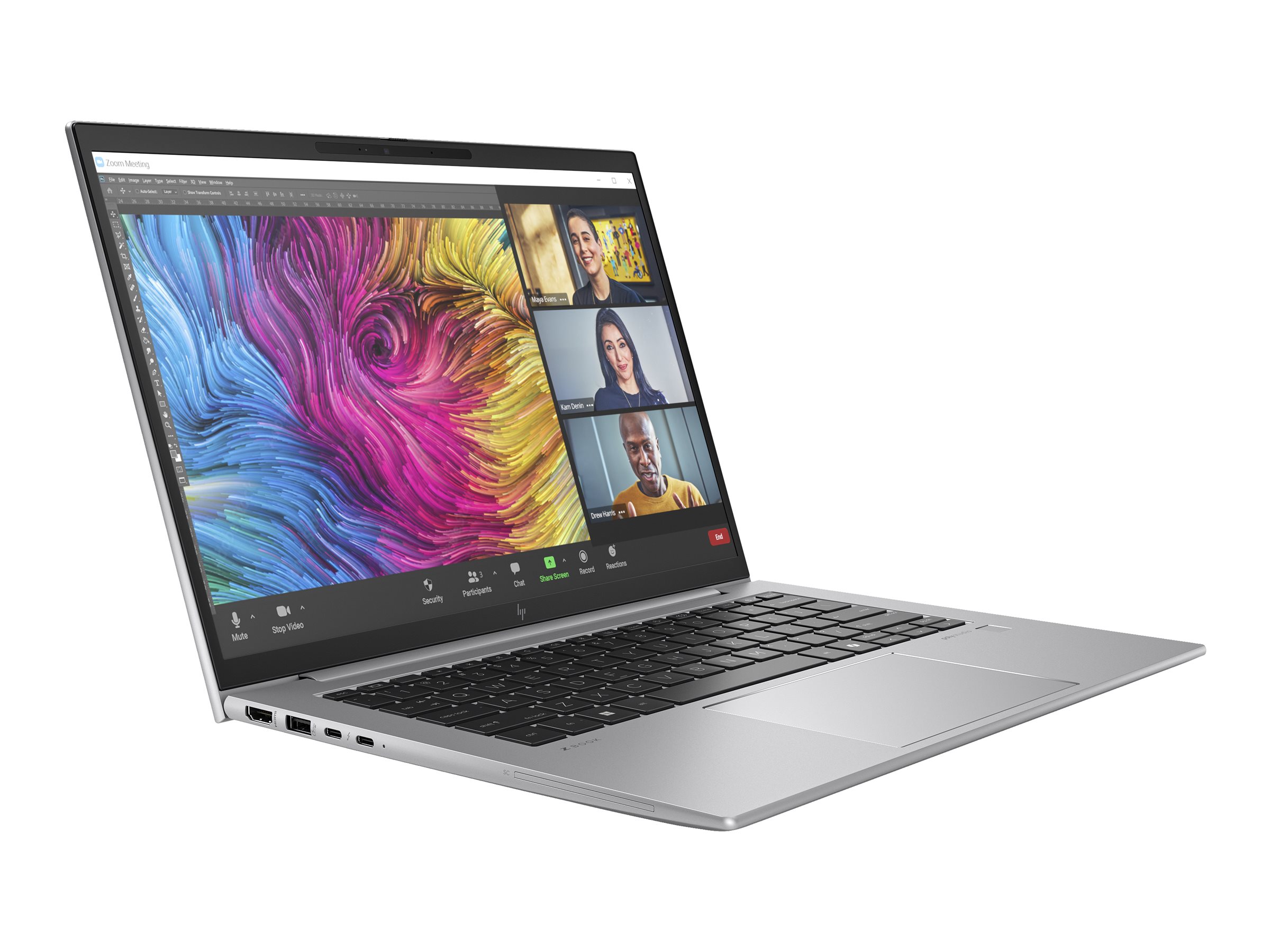 HP ZBook Firefly 14 G11 Mobile Workstation - Intel Core Ultra 7 - 155H / jusqu'à 4.8 GHz - Win 11 Pro - RTX A500 - 32 Go RAM - 1 To SSD NVMe - 14" IPS 1920 x 1200 - Wi-Fi 6E, Bluetooth - clavier : Français - avec HP 3 ans d'assistance matérielle enlèvement et retour pour les ordinateurs portables - avec HP Wolf Pro Security Edition (1 an) - 98N65ET#ABF - Stations de travail mobiles