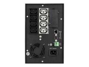 Eaton 5P 1550i - Gen 2 - onduleur - tour - CA 200/208/220/230/240 V - 1350 Watt - 1550 VA - monophasé - 9 Ah - RS-232, USB - connecteurs de sortie : 8 - noir / argent - 5P1550IG2 - UPS autonomes