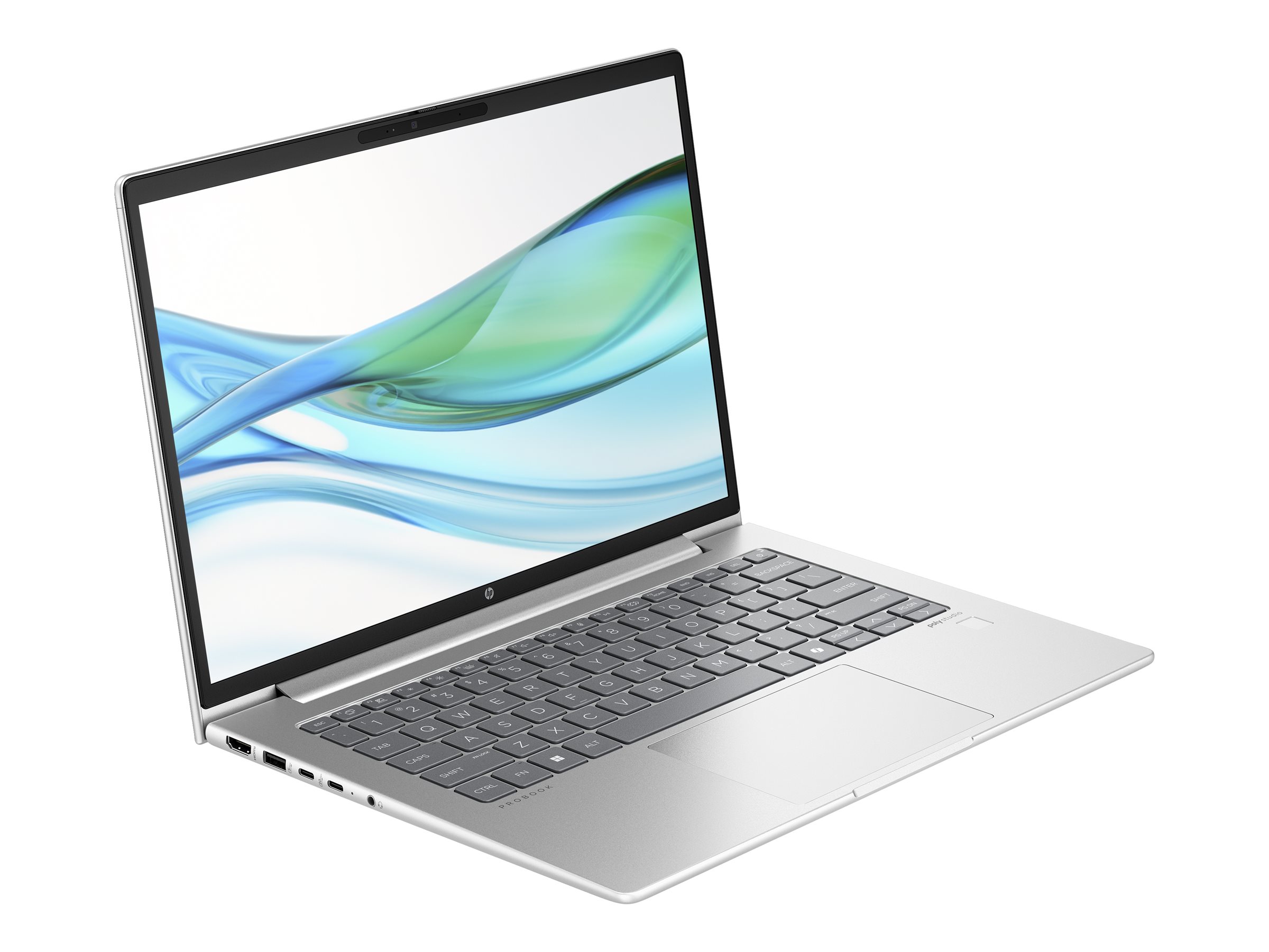 HP ProBook 445 G11 Notebook - AMD Ryzen 5 - 7535U / jusqu'à 4.55 GHz - Win 11 Pro - Radeon 660M - 8 Go RAM - 256 Go SSD NVMe - 14" IPS 1920 x 1200 - Gigabit Ethernet - Wi-Fi 6E, Bluetooth - argent de brochet - clavier : Français - avec HP Carbon Neutral Computing Services - Laptop Doorstep Service - 9Y7F9ET#ABF - Ordinateurs portables