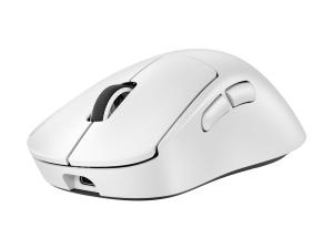 Logitech G PRO X SUPERLIGHT 2 DEX - Souris - jeux - ergonomique - pour droitiers - optique - 5 boutons - sans fil, filaire - 2.4 GHz, USB - blanc - 910-007366 - Souris