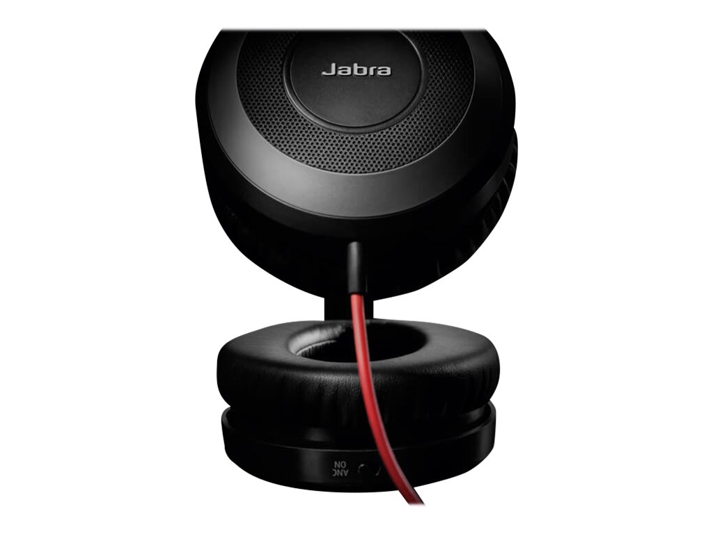 Jabra Evolve 80 UC stereo - Micro-casque - circum-aural - filaire - Suppresseur de bruit actif - 7899-829-289 - Écouteurs