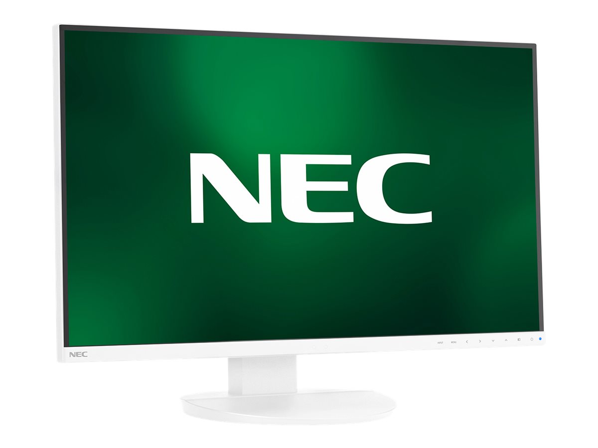 NEC MultiSync EA271Q - Écran LED - 27" - 2560 x 1440 WQHD @ 60 Hz - Plane to Line Switching (PLS) - 350 cd/m² - 1000:1 - 6 ms - DisplayPort, HDMI, DVI-D, USB-C - haut-parleurs - blanc - 60004650 - Écrans d'ordinateur