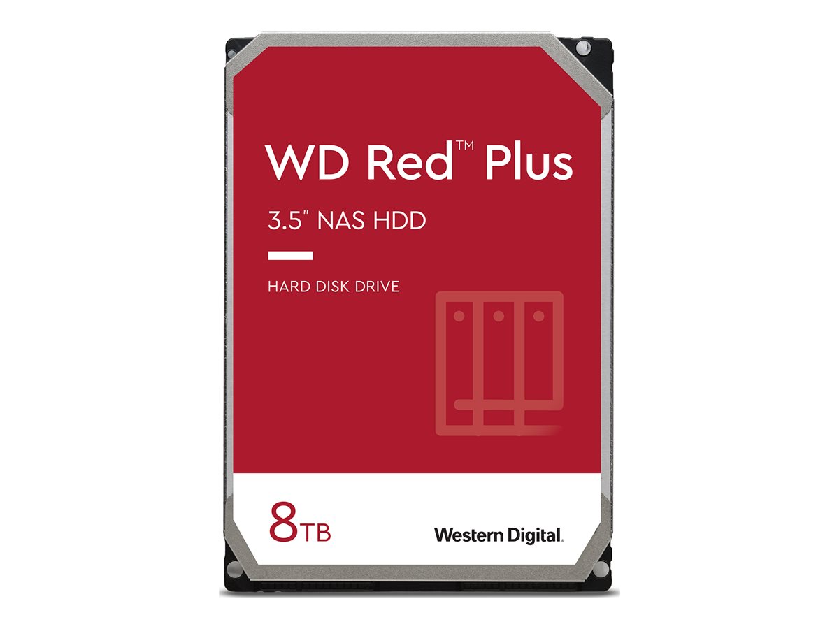 WD Red Plus WD80EFPX - disque dur - 8 To - SATA 6Gb/s - WD80EFPX