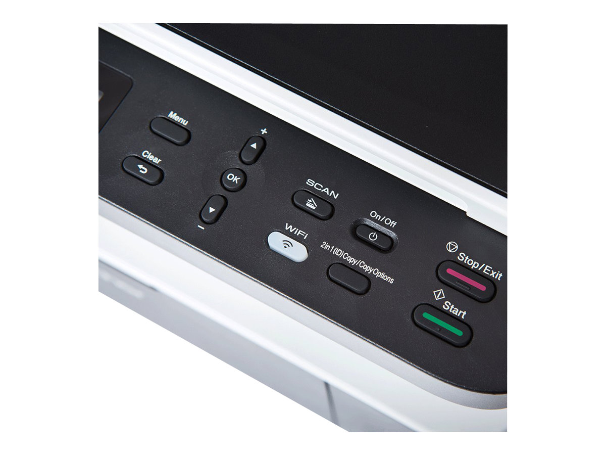 Brother DCP-1612WVB - Imprimante multifonctions - Noir et blanc - laser - 215.9 x 300 mm (original) - A4/Legal (support) - jusqu'à 20 ppm (copie) - jusqu'à 20 ppm (impression) - 150 feuilles - USB 2.0, Wi-Fi(n) - DCP1612WVBF1 - Imprimantes multifonctions
