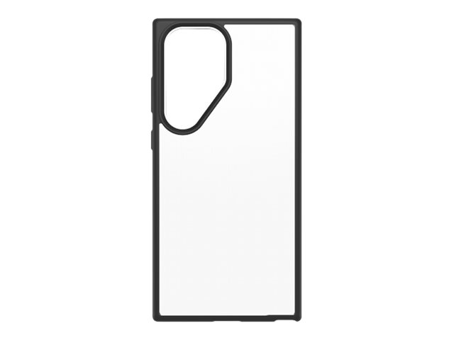 OtterBox React Series - Coque de protection pour téléphone portable - antimicrobien - polycarbonate, élastomère thermoplastique (TPE) - cristal noir - pour Samsung Galaxy S23 Ultra - 77-91320 - Coques et étuis pour téléphone portable