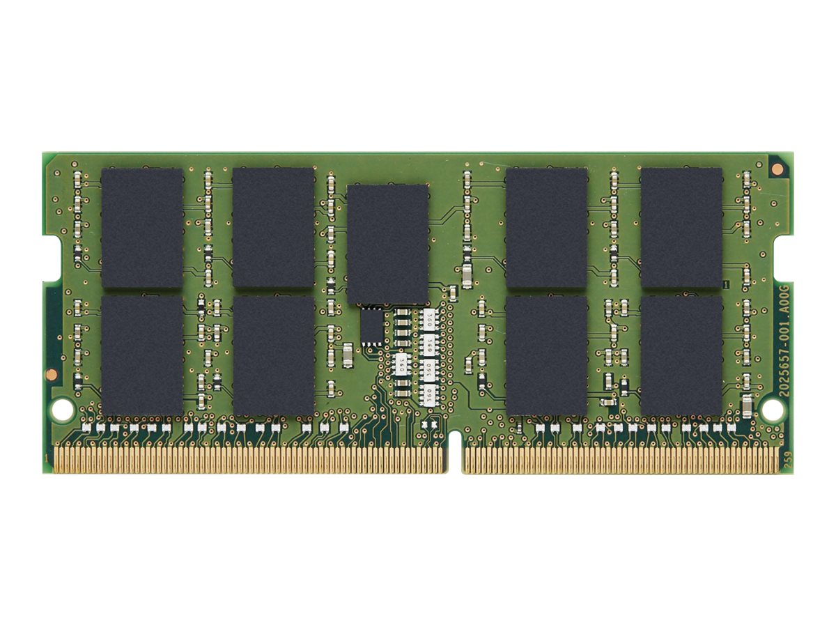 Kingston Server Premier - DDR4 - module - 32 Go - SO DIMM 260 broches - 3200 MHz / PC4-25600 - CL22 - 1.2 V - enregistré avec parité - ECC - KSM32SED8/32HC - Mémoire pour ordinateur portable