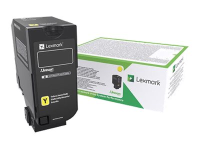 Lexmark - Jaune - original - cartouche de toner LCCP, Entreprise Lexmark - pour Lexmark CS720de, CS720dte, CS725de, CS725dte, CX725de, CX725dhe, CX725dthe - 74C2SYE - Cartouches de toner