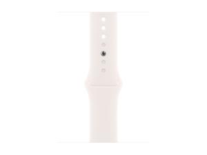 Apple Watch Series 10 (GPS) - 46 mm - aluminium rose or - montre intelligente avec bande sport - fluoroélastomère - blush léger - taille du bracelet : M/L - 64 Go - Wi-Fi 4, UWB, Bluetooth - 36.4 g - MWWU3QF/A - Montres intelligentes