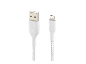 Belkin BOOST CHARGE - Câble Lightning - Lightning mâle pour USB mâle - 2 m - blanc - CAA002BT2MWH - Accessoires pour systèmes audio domestiques