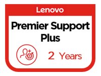 Lenovo Premier Support Plus Upgrade - Contrat de maintenance prolongé - pièces et main d'oeuvre (pour système avec une garantie d'un an sur le transport ou l'emport de marchandises) - 2 années - sur site - pour ThinkCentre M90q Gen 2; M90s Gen 3; M90t Gen 3; ThinkCentre neo 70; ThinkEdge SE70 - 5WS1L39421 - Options de service informatique