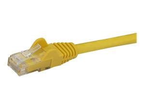 StarTech.com Câble réseau Cat6 UTP sans crochet de 10 m - Cordon Ethernet RJ45 anti-accroc - Câble patch - M/M - Jaune - Cordon de raccordement - RJ-45 (M) pour RJ-45 (M) - 10 m - CAT 6 - moulé, sans crochet - jaune - N6PATC10MYL - Câbles à paire torsadée