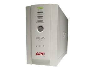 APC Back-UPS CS 500 - Onduleur - CA 230 V - 300 Watt - 500 VA - RS-232, USB - connecteurs de sortie : 4 - beige - BK500EI - UPS autonomes