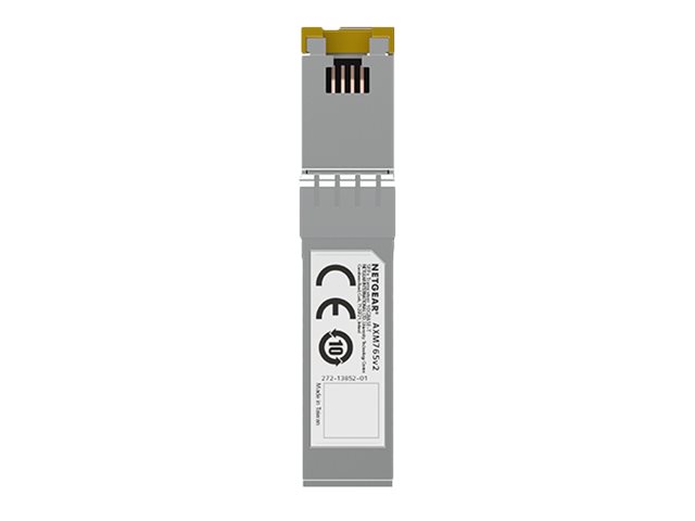 NETGEAR AXM765v2 - Module transmetteur SFP+ - 10GbE - 10GBase-T - RJ-45 - jusqu'à 80 m - AXM765-20000S - Transmetteursencuivre