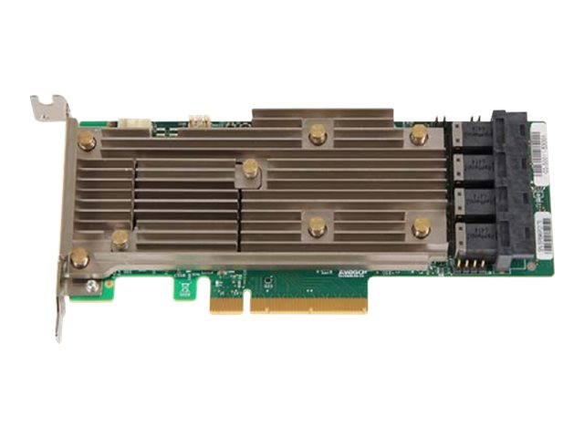 Fujitsu PRAID EP540i - Contrôleur de stockage (RAID) - 16 Canal - SATA 6Gb/s / SAS 12Gb/s / PCIe - profil bas - RAID RAID 0, 1, 5, 6, 10, 50, 60 - PCIe 3.1 x8 - pour PRIMERGY RX2520 M5, RX2530 M4, RX2540 M5, RX4770 M4, TX1320 M4, TX1330 M4, TX2550 M5 - S26361-F4042-L504 - Adaptateurs de stockage