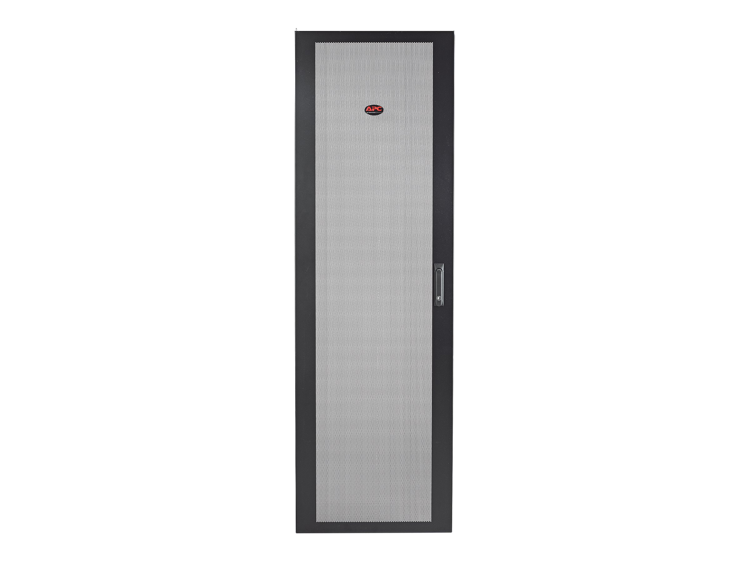 APC NetShelter SV Perforated Flat Door - Porte de rack - noir - 48U - pour P/N: NBPD0160A, NBWL0355A, SMX3000HV-BR, SRT1000RMXLI, SRT1000RMXLI-NC, SRT1500RMXLA-NC - AR702407 - Accessoires pour serveur