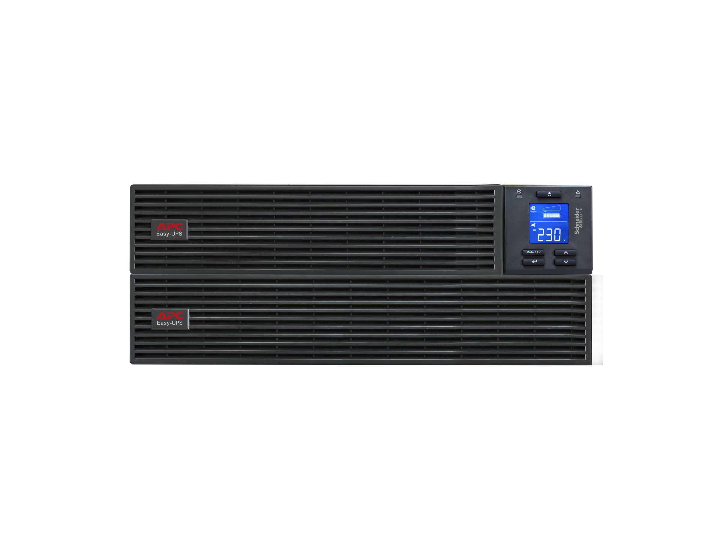 APC Easy UPS SRV SRV3KRILRK - Onduleur (rack-montable) - CA 220/230/240 V - 2400 Watt - 3000 VA - USB, RS-232 - connecteurs de sortie : 7 - PFC - avec Kit de rail - SRV3KRILRK - UPS montables sur rack