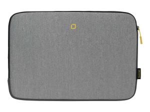 DICOTA Skin FLOW - Housse d'ordinateur portable - 13" - 14.1" - gris, jaune - D31743 - Sacoches pour ordinateur portable