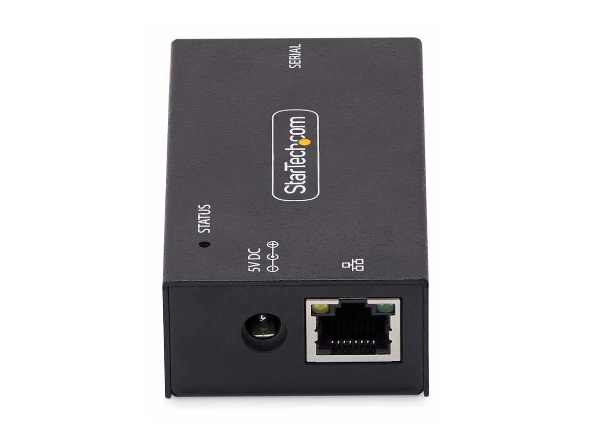 StarTech.com Adaptateur Série vers Ethernet à 1 Port, LAN vers RS232 DB9 - Serveur de périphérique - 100Mb LAN, RS-232 - montable mur/rail DIN - Conformité TAA - I13-SERIAL-ETHERNET - Périphériques réseau spécialisés