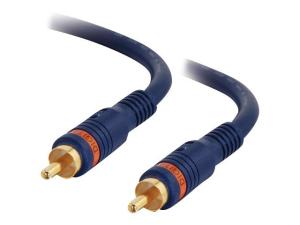 C2G Velocity - Câble audio numérique (coaxial) - RCA mâle pour RCA mâle - 3 m - câble coaxial à triple blindage - 80265 - Accessoires pour systèmes audio domestiques