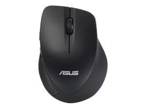 ASUS WT425 - Souris - pour droitiers - optique - 6 boutons - sans fil - 2.4 GHz - récepteur sans fil USB - noir charbon - pour 15; ROG Strix G15; ROG Zephyrus G14; TUF Gaming F15; F17; FX505; TUF505; ZenBook 13; 14 - 90XB0280-BMU000 - Souris