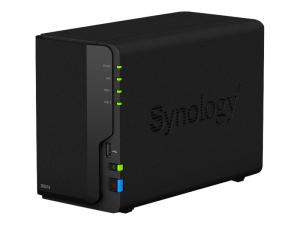 Synology Disk Station DS218 - Serveur NAS - 2 Baies - SATA 6Gb/s - RAID RAID 0, 1, JBOD - RAM 2 Go - Gigabit Ethernet - iSCSI support - DS218 - NAS